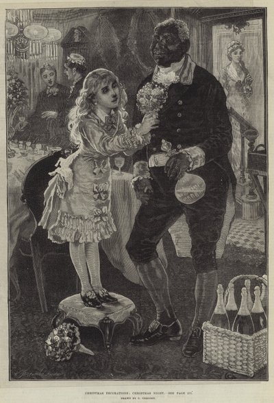 クリスマスの飾り、クリスマスの夜 作： Charles Gregory